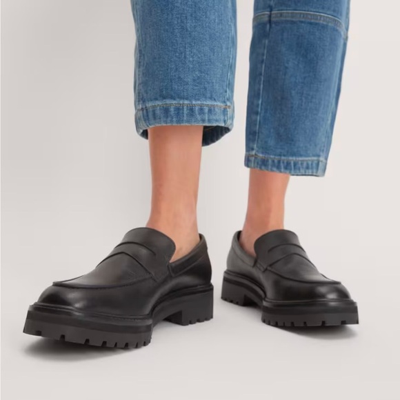 Everlane The Lug Loafer 9 Parchment - Picture 3 of 7